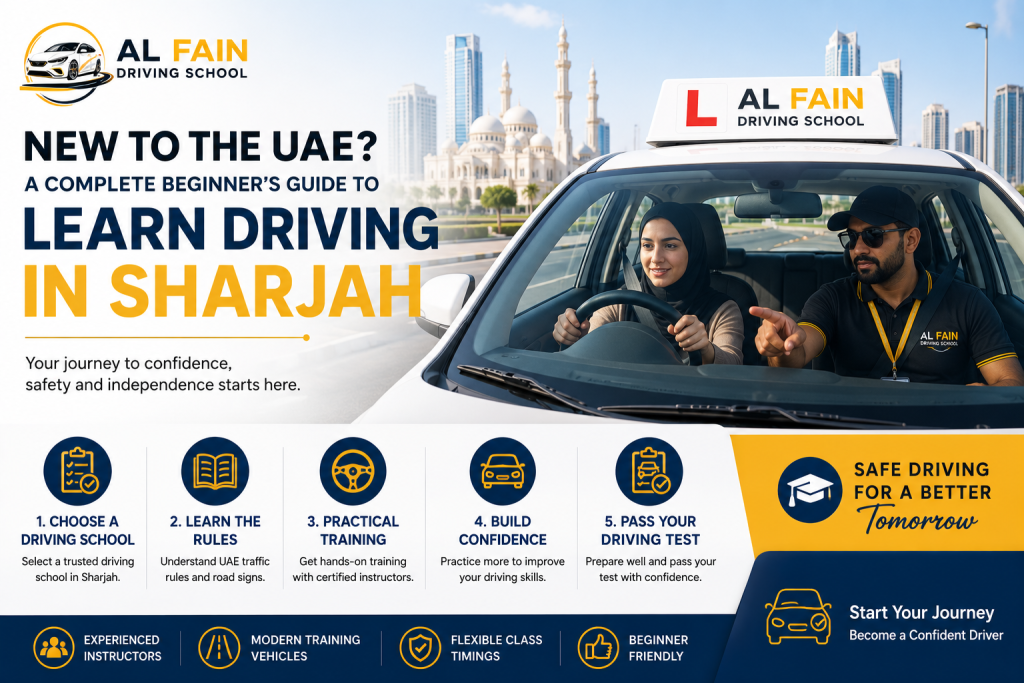 learn driving in Sharjah