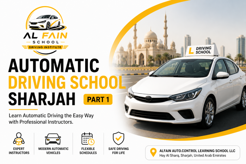 Automatic Driving School Sharjah – Learn Automatic Driving with Confidence (2026)