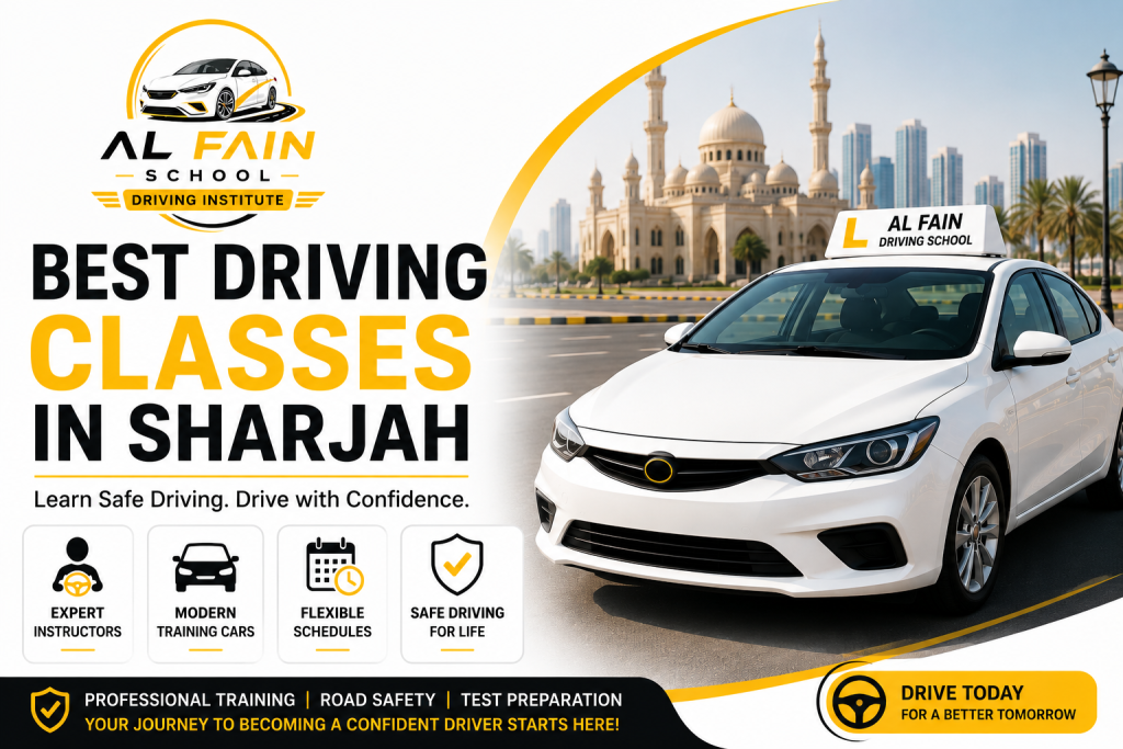 Find the Best Driving Classes in Sharjah with experienced instructors, automatic and manual lessons, flexible schedules, and professional test preparation.