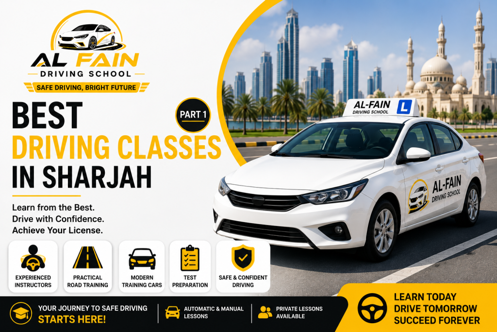 Best Driving Classes in Sharjah: A Complete Guide for New Learners in 2026