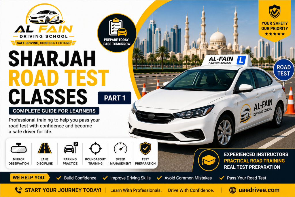Sharjah Road Test Classes: Complete Guide for Learners